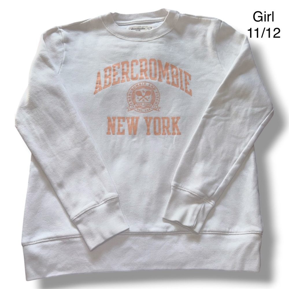 Abercrombie New York Girl Fleece Lined Sweatshirt Size 11/12